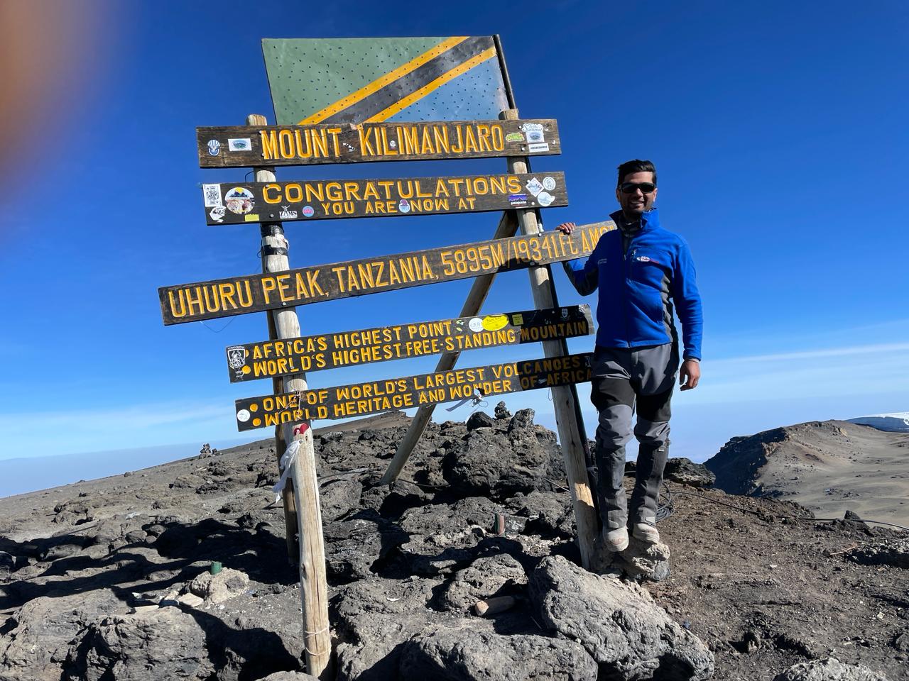 Climbing Mt. Kimilanjaro - Kedar Gajurel